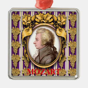 Wolfgang Amadeus Mozart Julgransprydnad Metall