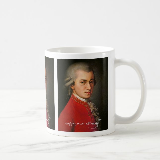 Wolfgang amadeus mozart kaffemugg (Höger)