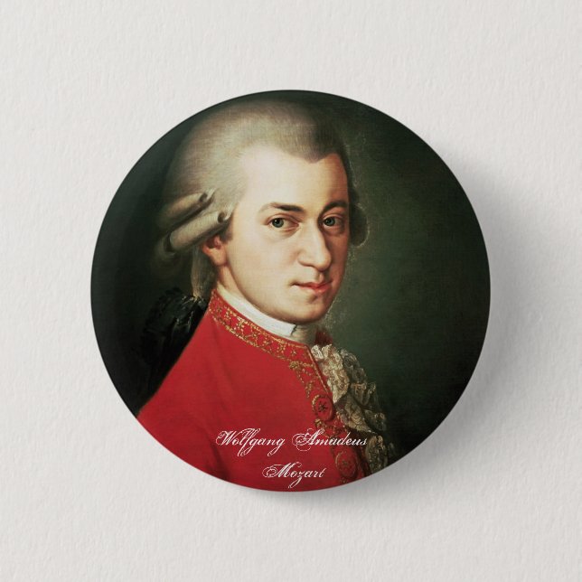 Wolfgang Amadeus Mozart knäppas Knapp (Framsida)
