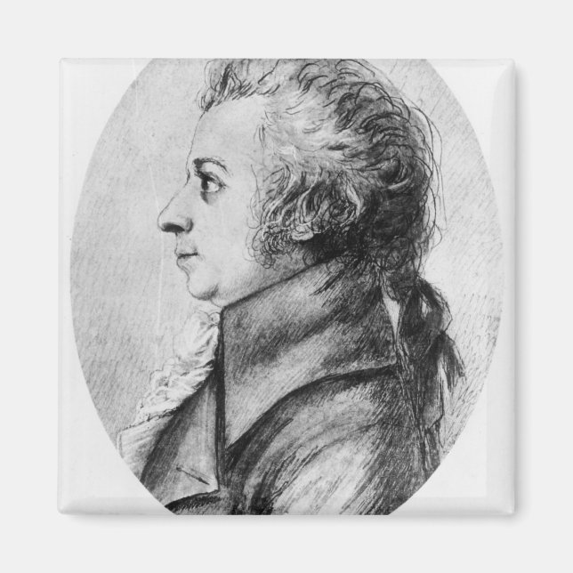 Wolfgang Amadeus Mozart Magnet (Framsidan)