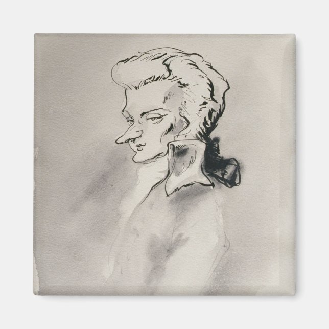 Wolfgang Amadeus Mozart Magnet (Framsidan)