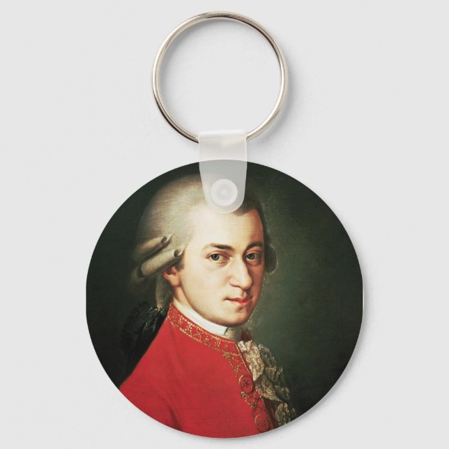 Wolfgang Amadeus Mozart Nyckelring (Framsida)