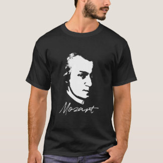 Wolfgang Amadeus Mozart Porträtt Classic Compose T Shirt