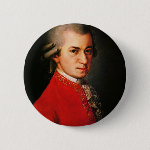 Wolfgang Amadeus Mozart porträtt Knapp