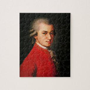 Wolfgang Amadeus Mozart porträtt Pussel