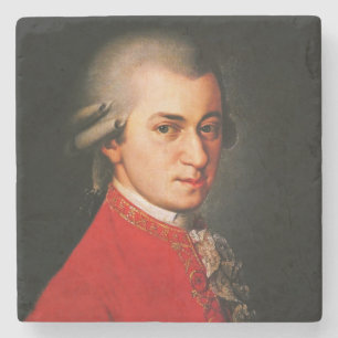 Wolfgang Amadeus Mozart porträtt Underlägg Sten