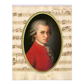 Wolfgang Amadeus Mozart Porträtt Utvidgning Fototryck