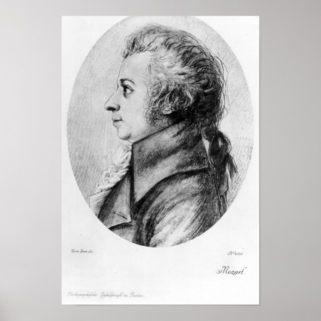 Wolfgang Amadeus Mozart Poster (Framsidan)