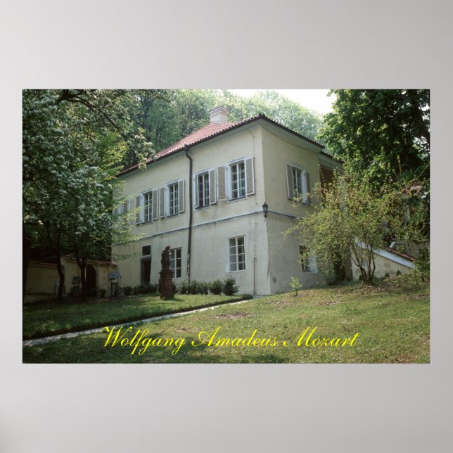 Wolfgang Amadeus Mozart Poster (Framsidan)