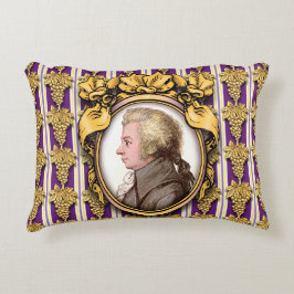 Wolfgang Amadeus Mozart Prydnadskudde