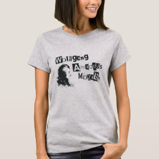 Wolfgang Amadeus Mozart punk sten lösensedlar logo T Shirt