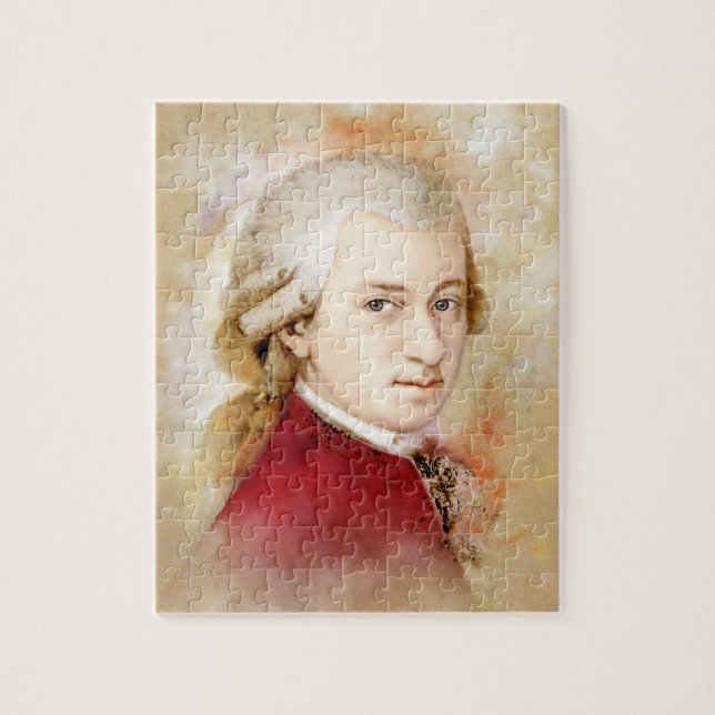 Wolfgang Amadeus Mozart pussel (Vertikal)