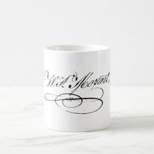 Wolfgang Amadeus Mozart signatur autograf klassike Kaffemugg