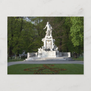 Wolfgang Amadeus Mozart Statue Vykort