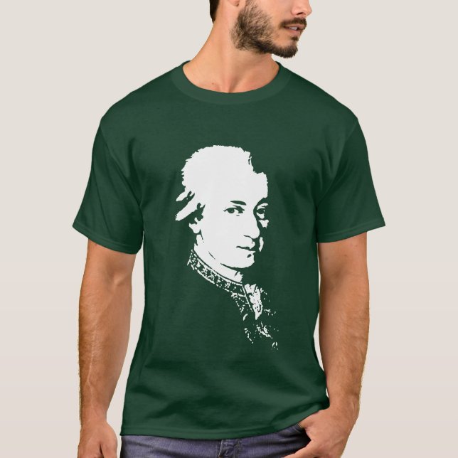 Wolfgang Amadeus Mozart T-shirt (Framsida)