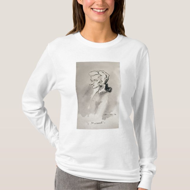 Wolfgang Amadeus Mozart T-shirt (Framsida)