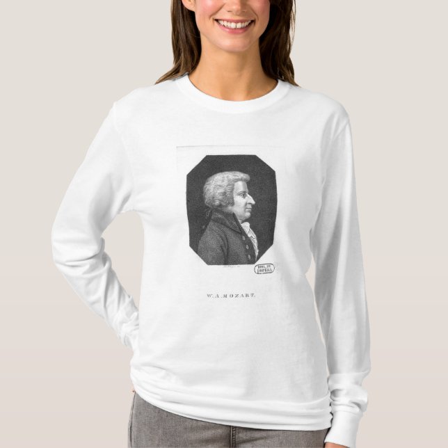 Wolfgang Amadeus Mozart Tee (Framsida)