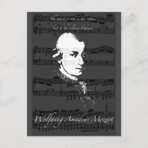 Wolfgang Amadeus Mozart Vykort