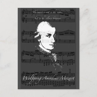 Wolfgang Amadeus Mozart Vykort