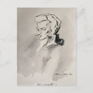 Wolfgang Amadeus Mozart Vykort