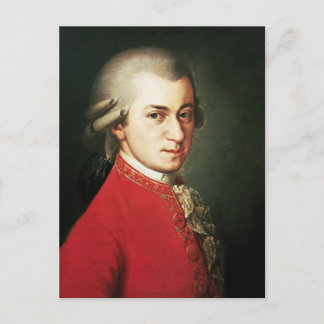Wolfgang Amadeus Mozart Vykort