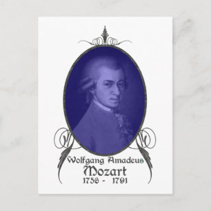 Wolfgang Amadeus Mozart Vykort