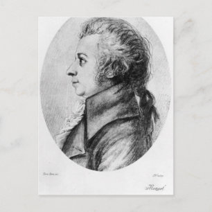 Wolfgang Amadeus Mozart Vykort
