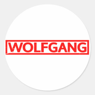 Wolfgang Frimärke Runt Klistermärke