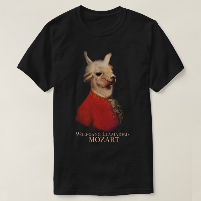 Wolfgang Loamadeus Mozart Premium T Shirt (Design framsida)