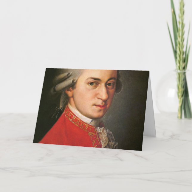 Wolfgang Mozart Kort (Framsida)