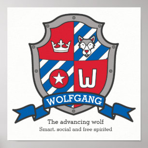 Wolfgang pojkar namn poster heraltorrsköld