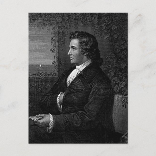 Wolfgang von Goethe Vykort (Framsida)