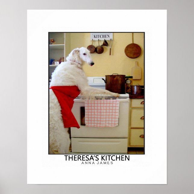 Wolfhound Puck Poster för Ram (Framsidan)