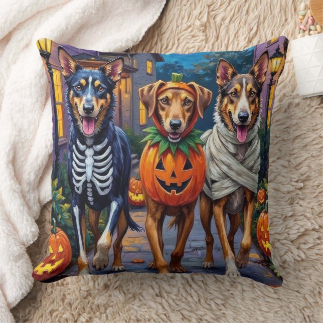 Wolfhound Trick-or-Treating Halloween Costumes Kudde (Filt)