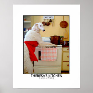 WolfhoundPuckaffisch för ram Poster