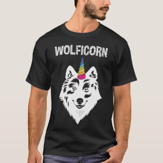 Wolficorn Unicorn för Party T Shirt