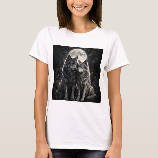 Wolfkvinnor Helmåne T-Shirt (Framsida)