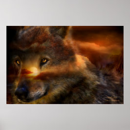 WolfLand Art-Poster/skriv ut Poster