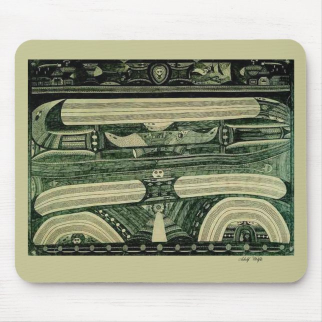 Wölfli "Petrol" konst Musmatta (Framsidan)