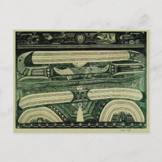 Wölfli "Petrol" konst Vykort