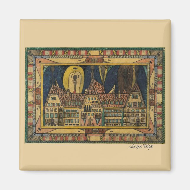 Wölfli "Waldau" Fine Art Magnet (Framsidan)