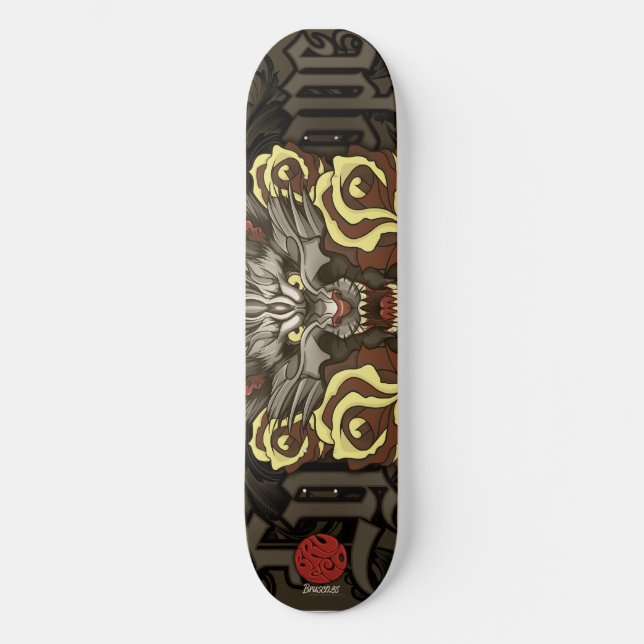 Wolfman Skateboard Bräda 20,5 Cm (Framsida)