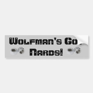 Wolfmans har NARDS! Bildekal