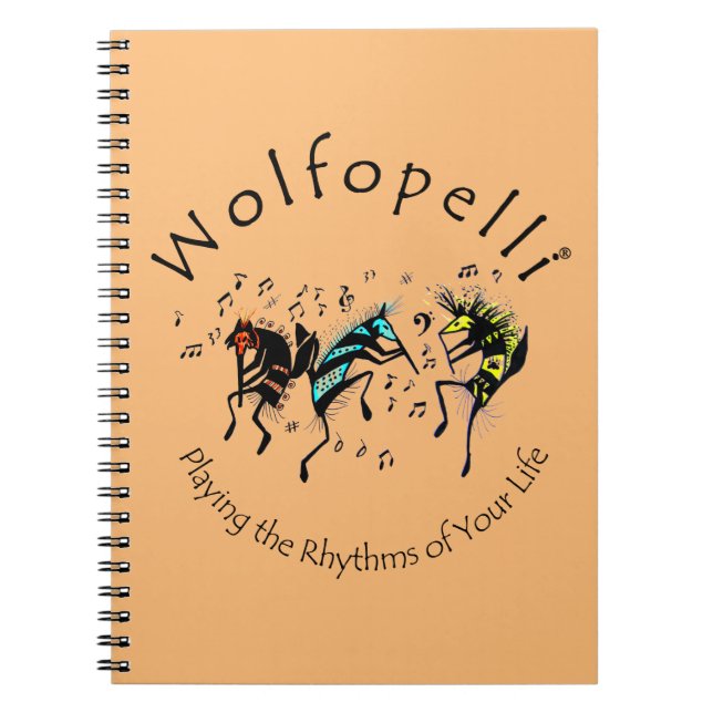 Wolfopelli 10 anteckningsbok (Framsidan)