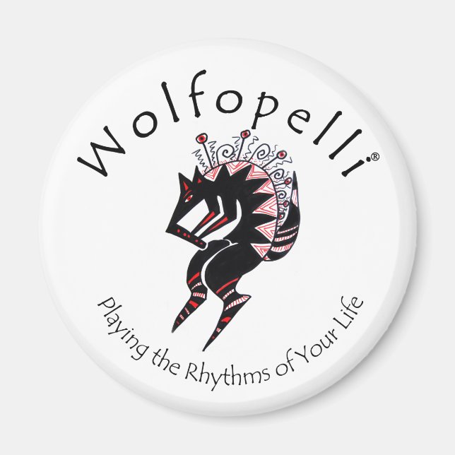 Wolfopelli 3 magnet (Framsidan)