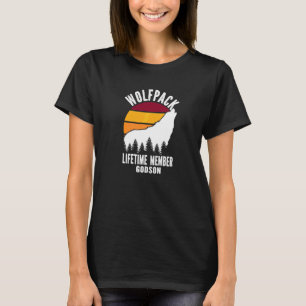 Wolfpack Lifetime Member Gudson Wolf Familj Matchi T Shirt