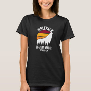 Wolfpack Livstidsmedlem Svärfar Vargfamilj T Shirt