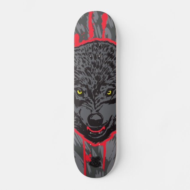 Wolfpack Mini Skateboard Bräda 18,7 Cm (Framsida)