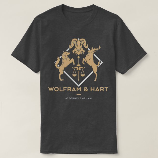 Wolfram Hart T Shirt (Design framsida)