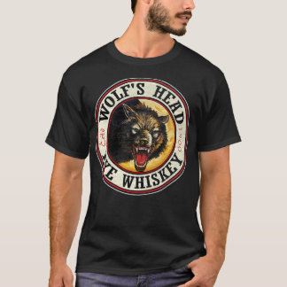 Wolfs Head Rye wood mönster i nöd T Shirt